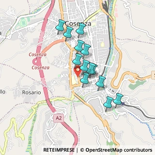 Mappa Via Fiume, 87100 Cosenza CS, Italia (0.77692)