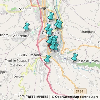 Mappa Via Fiume, 87100 Cosenza CS, Italia (1.30438)