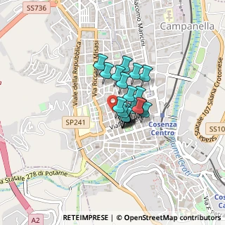 Mappa Via Sabotino, 87100 Cosenza CS, Italia (0.247)