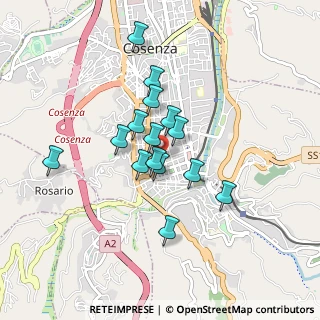 Mappa Via Sabotino, 87100 Cosenza CS, Italia (0.738)