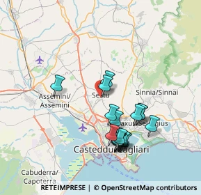 Mappa Piazza Galileo Galilei, 09028 Sestu CA, Italia (7.67529)