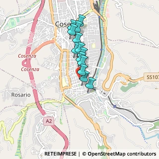 Mappa Via Piave, 87100 Cosenza CS, Italia (0.71923)
