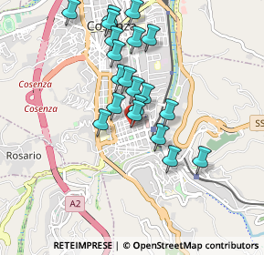 Mappa Via Piave, 87100 Cosenza CS, Italia (0.874)