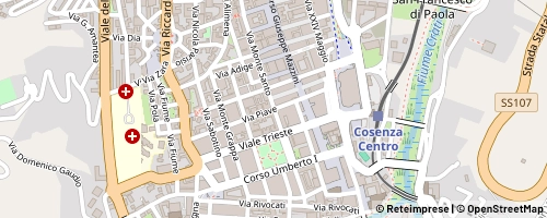 Mappa Cosenza
