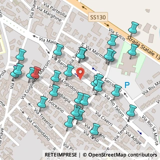 Mappa Via Logudoro, 09032 Assemini CA, Italia (0.15)