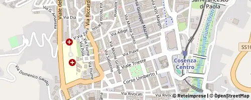 Mappa Cosenza