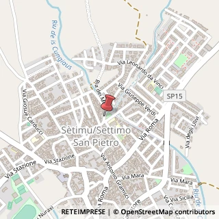 Mappa Via liberta' 161, 98057 Settimo San Pietro, Cagliari (Sardegna)
