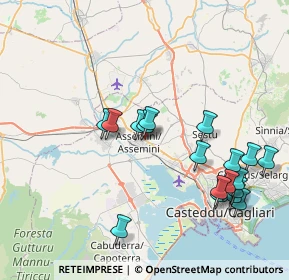 Mappa Piazza della Conciliazione, 09032 Assemini CA, Italia (9.13111)