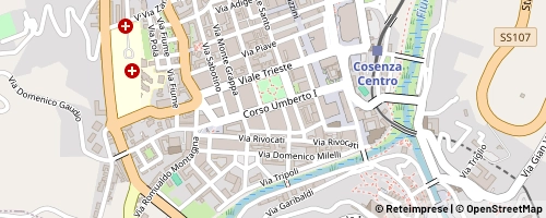 Mappa Cosenza