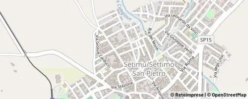 Mappa Settimo San Pietro