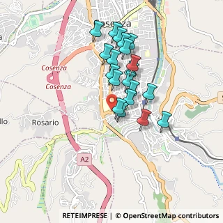 Mappa Via Moncenisio, 87100 Cosenza CS, Italia (0.8215)
