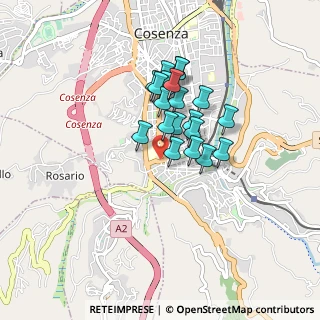 Mappa Via Moncenisio, 87100 Cosenza CS, Italia (0.6845)