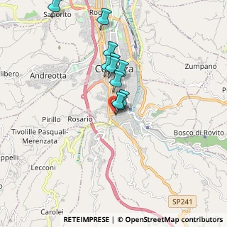 Mappa Via Moncenisio, 87100 Cosenza CS, Italia (1.58273)