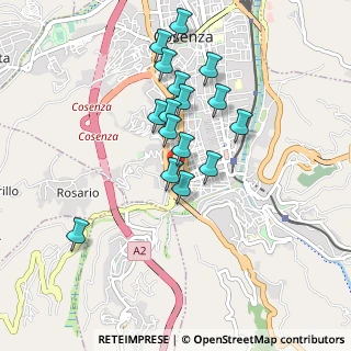 Mappa Via Migliori Felice, 87100 Cosenza CS, Italia (0.86813)