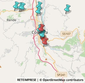 Mappa Via Quattromani Sertorio, 87100 Cosenza CS, Italia (4.07417)