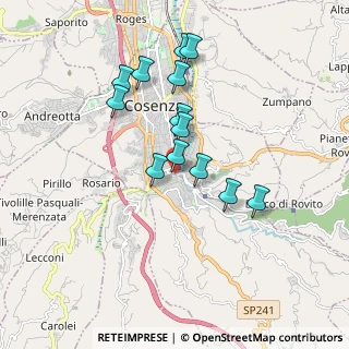 Mappa Via Quattromani Sertorio, 87100 Cosenza CS, Italia (1.73846)