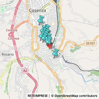 Mappa Via Quattromani Sertorio, 87100 Cosenza CS, Italia (0.57846)