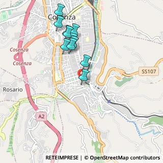 Mappa Via Quattromani Sertorio, 87100 Cosenza CS, Italia (1.03545)