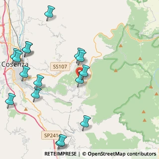 Mappa Via Dante Alighieri, 87050 Spezzano Piccolo CS, Italia (5.88938)