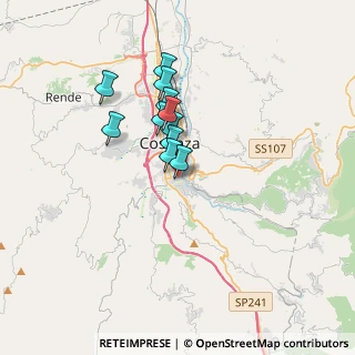 Mappa Via Monte Baldo, 87100 Cosenza CS, Italia (2.77273)