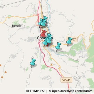 Mappa Via Monte Baldo, 87100 Cosenza CS, Italia (2.67167)