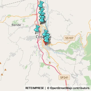 Mappa Via Monte Baldo, 87100 Cosenza CS, Italia (3.47273)