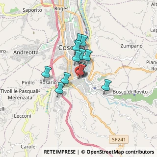 Mappa Via Monte Baldo, 87100 Cosenza CS, Italia (1.185)