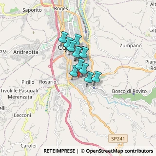 Mappa Via Monte Baldo, 87100 Cosenza CS, Italia (1.06167)