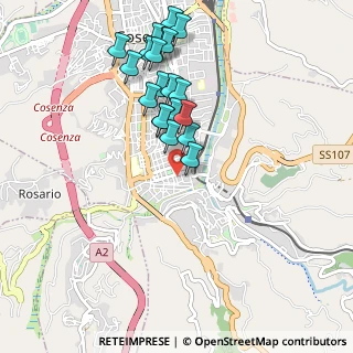 Mappa Via Monte Baldo, 87100 Cosenza CS, Italia (1.0475)