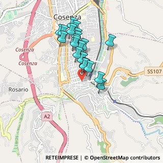 Mappa Via Monte Baldo, 87100 Cosenza CS, Italia (0.8625)