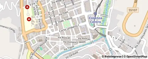 Mappa Cosenza
