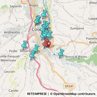 Mappa Via S. Francesco di Paola, 87100 Cosenza CS, Italia (1.618)