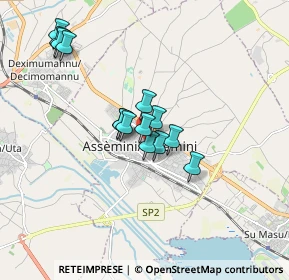 Mappa Via Tirso, 09032 Assemini CA, Italia (1.54071)