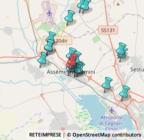 Mappa Via Tirso, 09032 Assemini CA, Italia (3.1215)