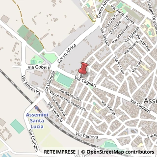 Mappa Via Cagliari,  390, 09032 Assemini, Cagliari (Sardegna)