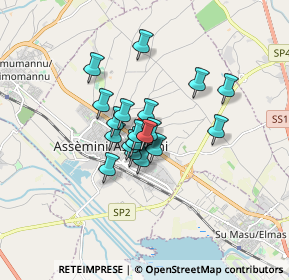 Mappa SS  130 Km 10, 09032 Assemini CA, Italia (1.1655)