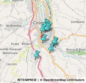 Mappa Corso Umberto I°, 87100 Cosenza CS, Italia (1.10727)