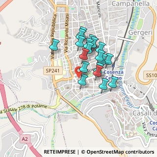 Mappa Corso Umberto I°, 87100 Cosenza CS, Italia (0.375)