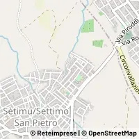 Mapa Settimo San Pietro