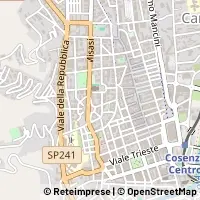 Kaart Cosenza