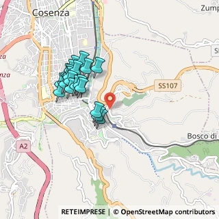 Mappa Via Pietro Sproviero, 87100 Cosenza CS, Italia (0.909)