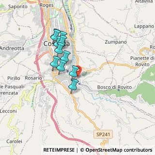 Mappa Via Pietro Sproviero, 87100 Cosenza CS, Italia (1.66909)
