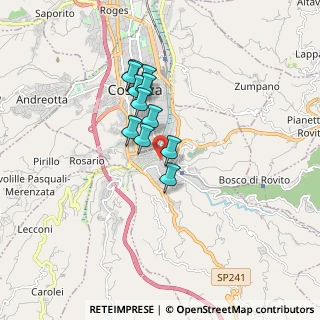 Mappa Via Galeazzo di Tarsia, 87100 Cosenza CS, Italia (1.38273)