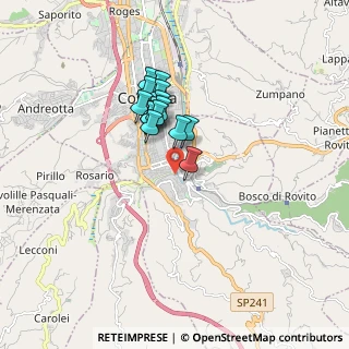 Mappa Via Galeazzo di Tarsia, 87100 Cosenza CS, Italia (1.354)