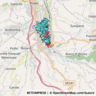 Mappa Lungocrati de Seta, 87100 Cosenza CS, Italia (1.3645)