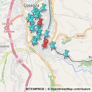 Mappa Via Galeazzo di Tarsia, 87100 Cosenza CS, Italia (1.0095)