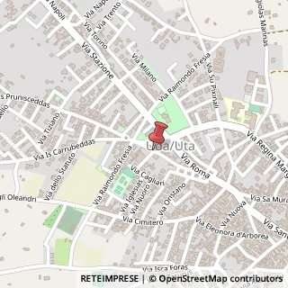 Mappa Via Is Prunixeddas, 20, 09010 Uta, Cagliari (Sardegna)