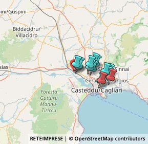 Mappa Via Palermo, 09032 Assemini CA, Italia (9.27143)