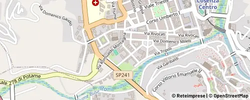Mappa Cosenza