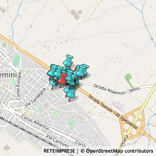 Mappa Strada comunale Assemini, 09032 Assemini CA, Italia (0.27857)